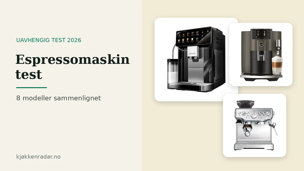 Espressomaskin test