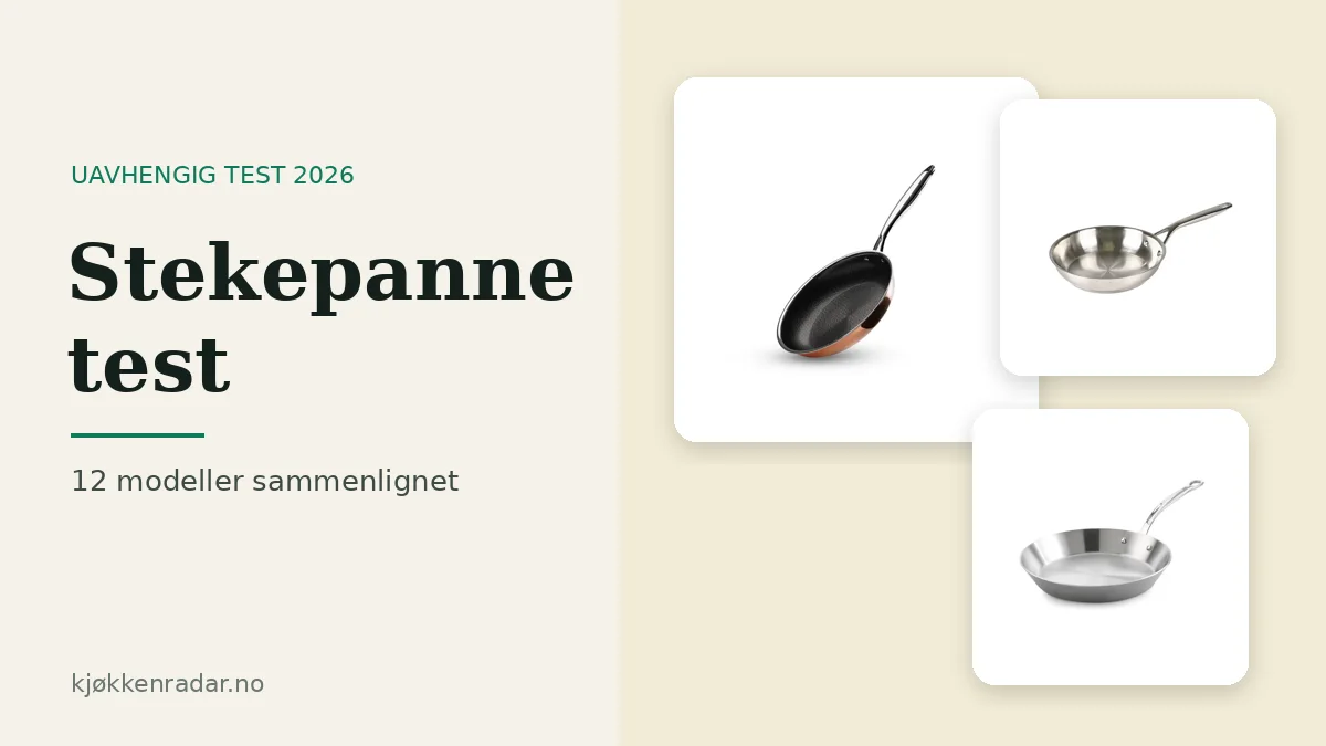 Stekepanne test
