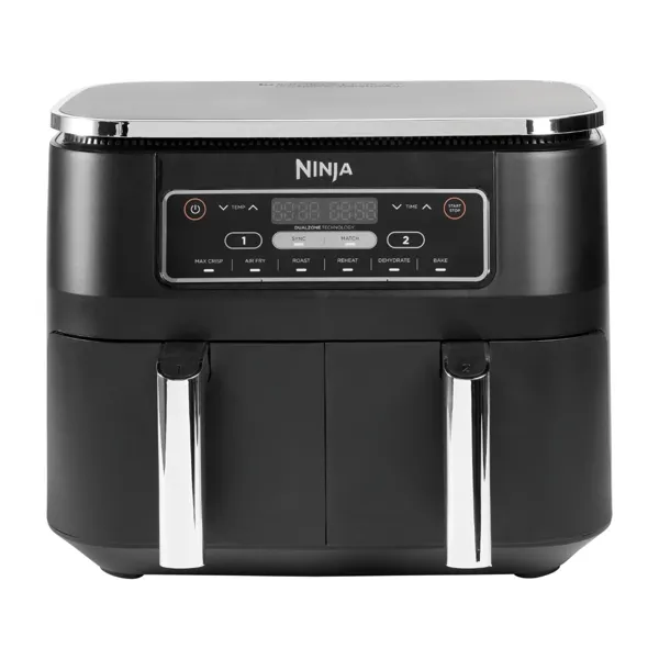 Ninja Foodi Dual Zone AF300EU airfryer med to kurver